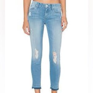 Undone hem The Looker Mother denim sz 27 euc